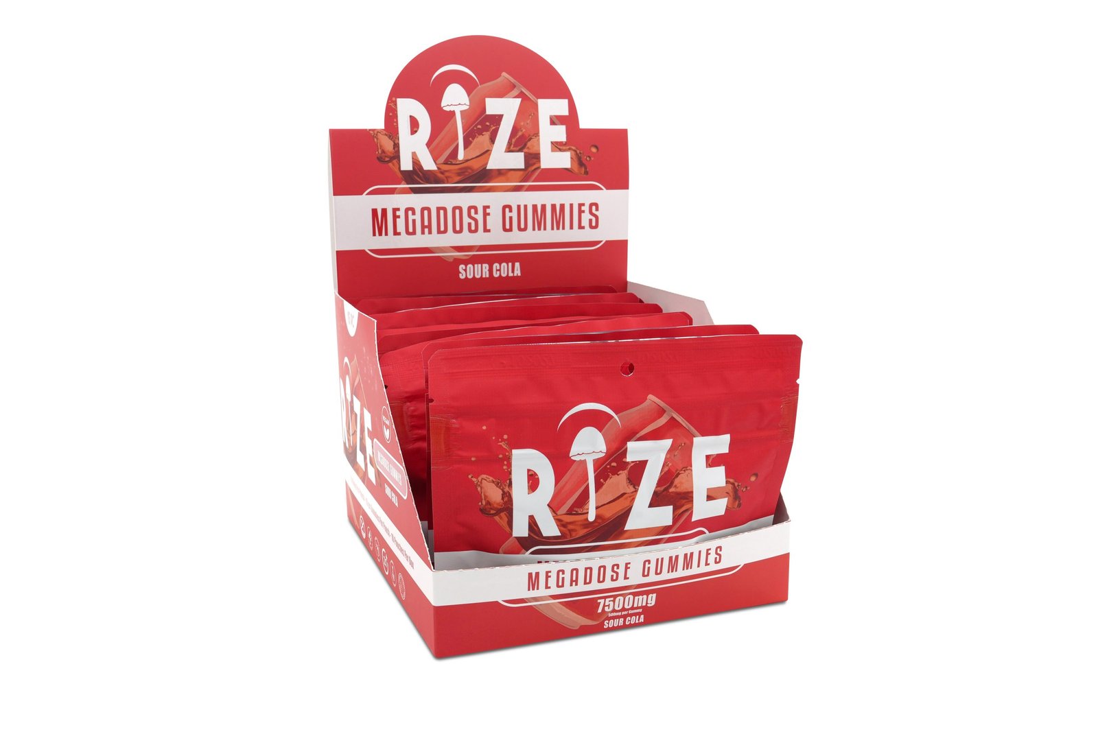 25 Rize megadose gummies